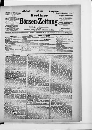 Berliner Börsen-Zeitung vom 03.10.1893