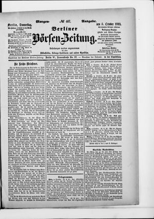 Berliner Börsen-Zeitung vom 05.10.1893