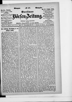 Berliner Börsen-Zeitung vom 10.10.1893