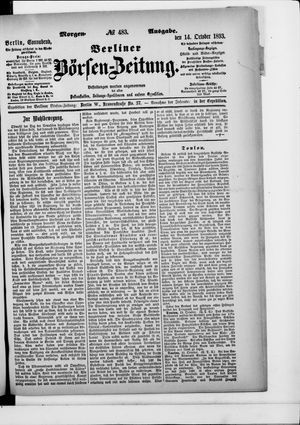 Berliner Börsen-Zeitung vom 14.10.1893