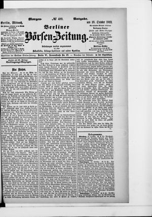 Berliner Börsen-Zeitung on Oct 18, 1893