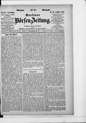 Berliner Börsen-Zeitung on Oct 19, 1893