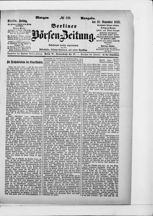 Berliner Börsen-Zeitung vom 10.11.1893