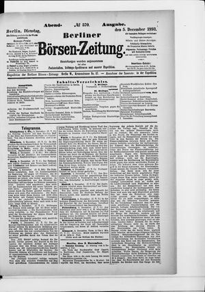 Berliner Börsen-Zeitung vom 05.12.1893