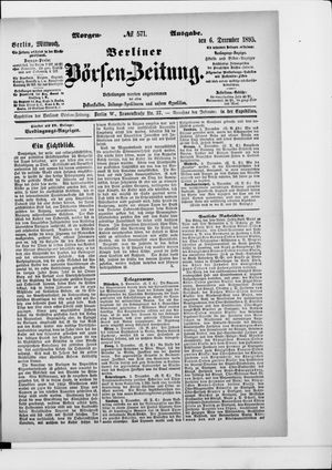 Berliner Börsen-Zeitung vom 06.12.1893
