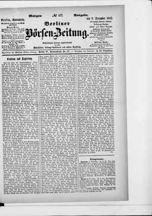 Berliner Börsen-Zeitung on Dec 9, 1893