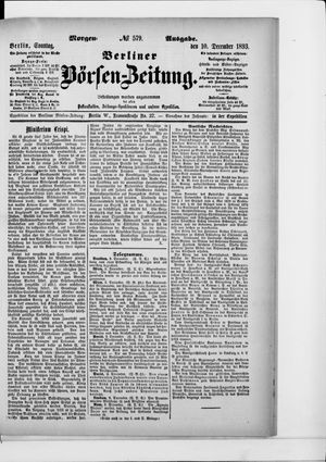 Berliner Börsen-Zeitung vom 10.12.1893