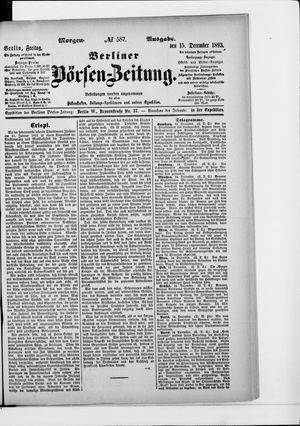 Berliner Börsen-Zeitung vom 15.12.1893