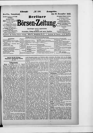 Berliner Börsen-Zeitung vom 16.12.1893