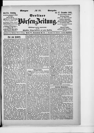 Berliner Börsen-Zeitung vom 17.12.1893