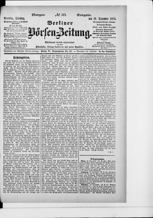 Berliner Börsen-Zeitung vom 19.12.1893