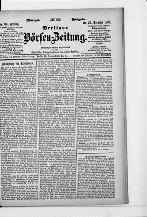 Berliner Börsen-Zeitung on Dec 22, 1893