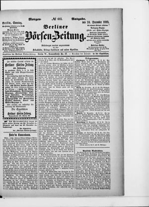 Berliner Börsen-Zeitung vom 24.12.1893