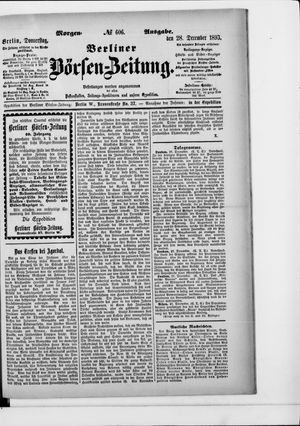 Berliner Börsen-Zeitung on Dec 28, 1893