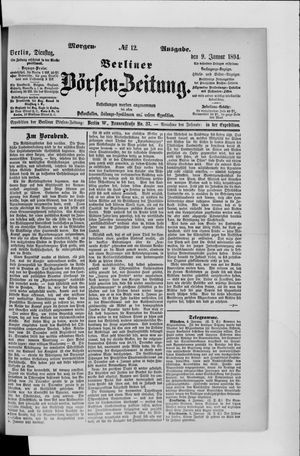 Berliner Börsen-Zeitung vom 09.01.1894