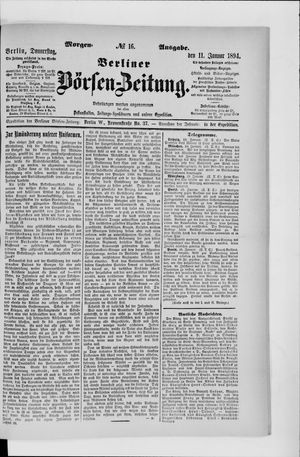 Berliner Börsen-Zeitung on Jan 11, 1894