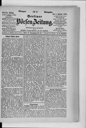 Berliner Börsen-Zeitung vom 09.02.1894