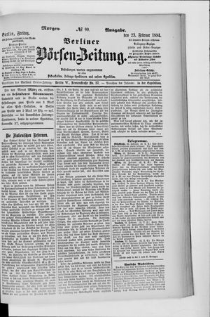 Berliner Börsen-Zeitung vom 23.02.1894