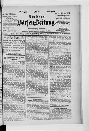 Berliner Börsen-Zeitung on Feb 28, 1894