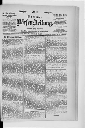 Berliner Börsen-Zeitung on Mar 11, 1894