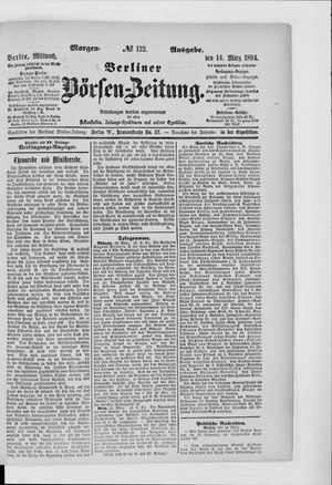 Berliner Börsen-Zeitung vom 14.03.1894