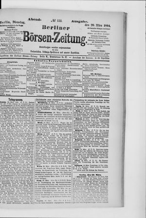 Berliner Börsen-Zeitung vom 20.03.1894