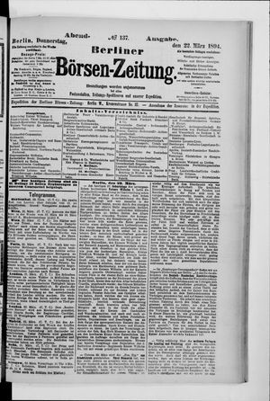 Berliner Börsen-Zeitung vom 22.03.1894