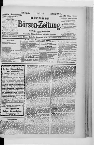 Berliner Börsen-Zeitung vom 29.03.1894