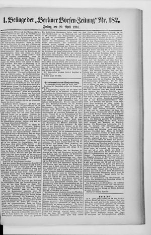 Berliner Börsen-Zeitung on Apr 1, 1894