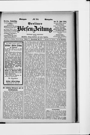 Berliner Börsen-Zeitung on Jun 21, 1894