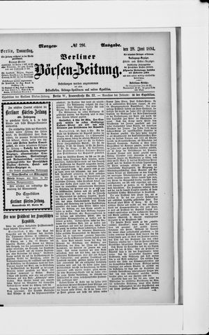 Berliner Börsen-Zeitung on Jun 28, 1894