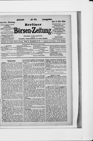 Berliner Börsen-Zeitung vom 03.07.1894