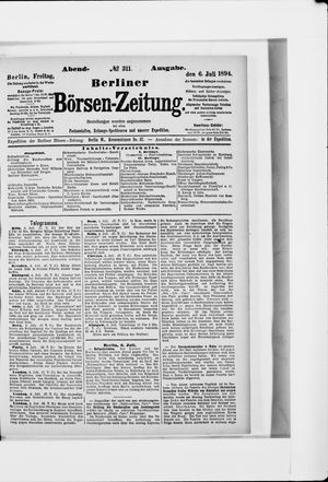 Berliner Börsen-Zeitung on Jul 6, 1894