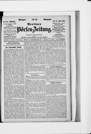 Berliner Börsen-Zeitung vom 11.07.1894