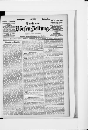Berliner Börsen-Zeitung vom 19.07.1894
