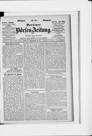 Berliner Börsen-Zeitung vom 24.07.1894