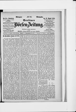 Berliner Börsen-Zeitung vom 18.08.1894
