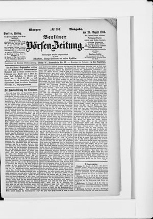 Berliner Börsen-Zeitung vom 24.08.1894