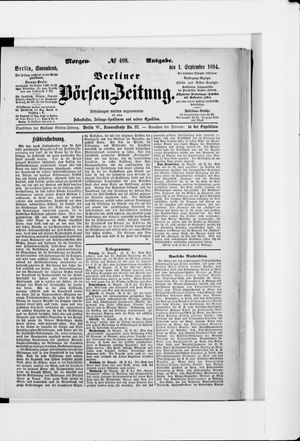 Berliner Börsen-Zeitung vom 01.09.1894