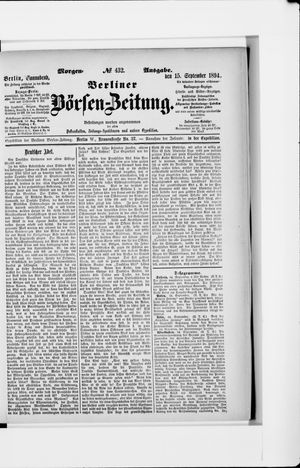 Berliner Börsen-Zeitung vom 15.09.1894