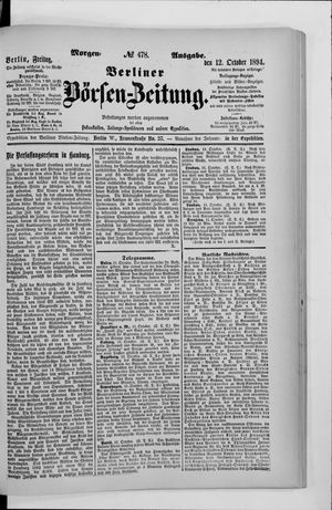 Berliner Börsen-Zeitung on Oct 12, 1894