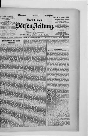 Berliner Börsen-Zeitung vom 16.10.1894