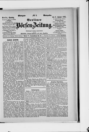 Berliner Börsen-Zeitung vom 06.01.1895