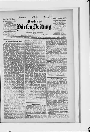 Berliner Börsen-Zeitung vom 08.01.1895