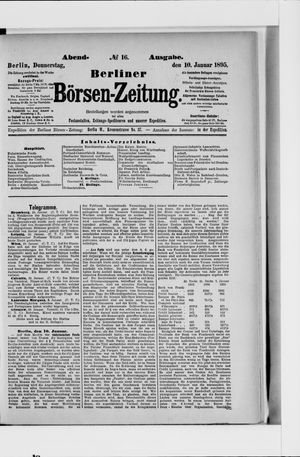 Berliner Börsen-Zeitung vom 10.01.1895