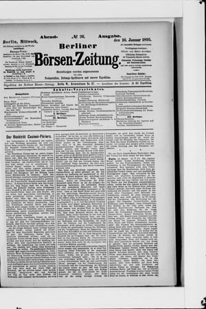 Berliner Börsen-Zeitung vom 16.01.1895