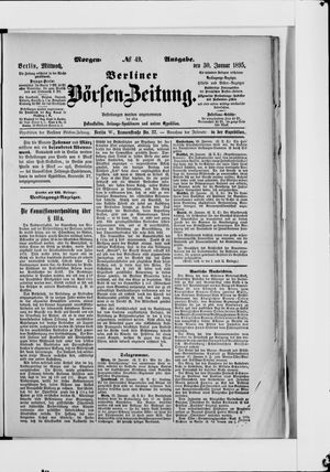 Berliner Börsen-Zeitung vom 30.01.1895