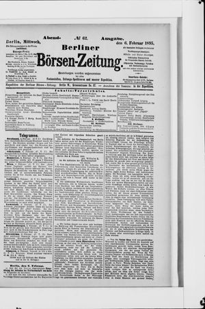 Berliner Börsen-Zeitung on Feb 6, 1895