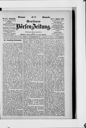Berliner Börsen-Zeitung vom 09.02.1895