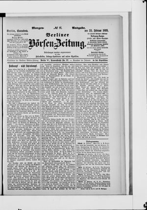 Berliner Börsen-Zeitung vom 23.02.1895